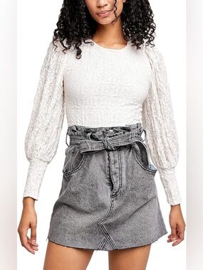 Free People Jasmine Lace Top